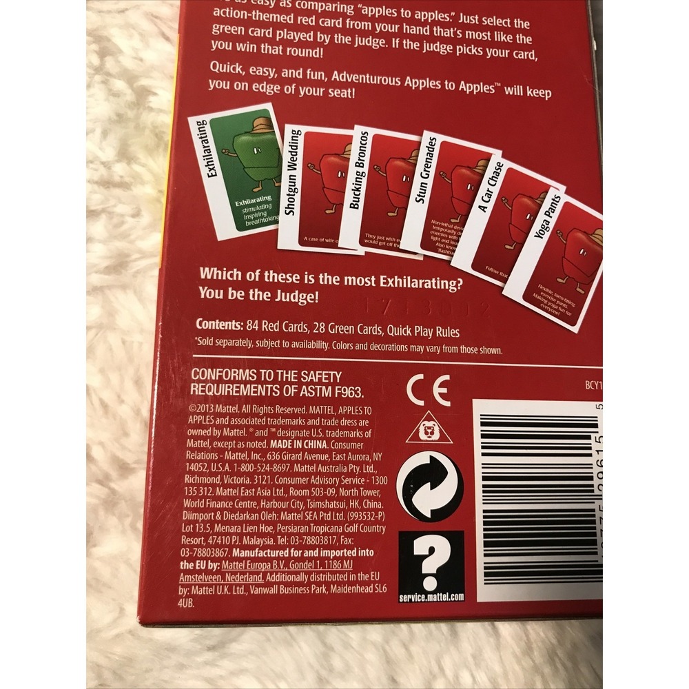 Apples to Apples Adventurous Snack Pack of Cards The Game of Crazy Combinations - Picture 3 of 5